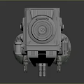 Mechanical Armored Walker Robot With Reinforced Legs And Joint Mechanisms
