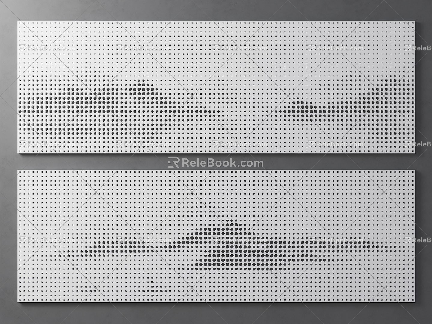 Random Perforated Plate Landscape Wall Landscape Painting Perforated Plate Background Wall Gradient Perforated Plate Perforated Wall Panel 3d model