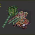 laser tower turret turntable sci-fi tower defense game tower defense sci-fi turret game turret game turret 3d model