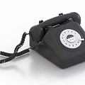 Office Phone Dial Phone Retro Phone 3d model