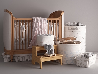 Nordic crib 3d model