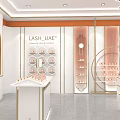 LAST JAFE Boutique Store Interior With Orange Display Stands And Colorful Wall Decorations