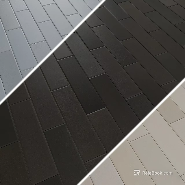 Modern Floor Tiles With Dark And Light Shades For Stylish Home Interior 3d model 