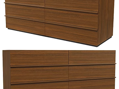 Modern Wooden Entryway Console Cabinet and Sideboard with Drawer Storage 3d model