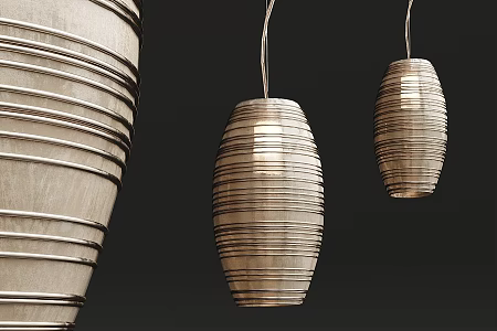Modern Chandelier Metal Glass Chandelier 3d model