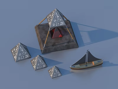 daily necessities craft ornaments art 3d model