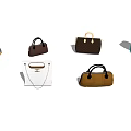 Various Stylish Handbags In Different Colors And Classic Designs