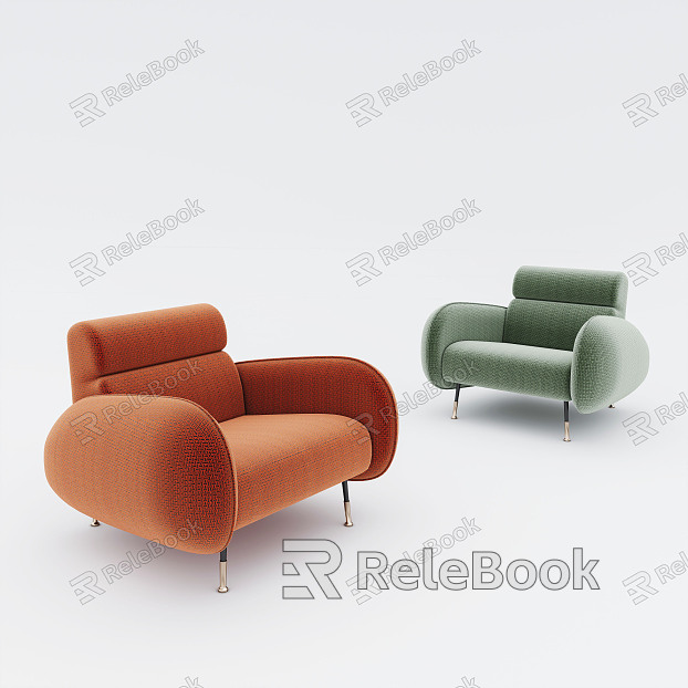 Modern Single Sofa Single Sofa Chair model