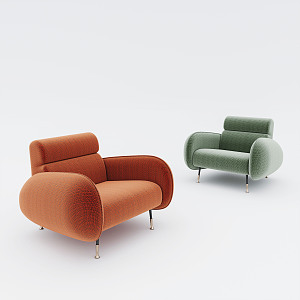 Modern Single Sofa Single Sofa Chair 3d model