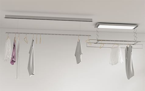 Modern drying rack 3d model