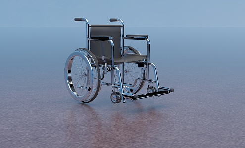 Modern Wheelchair Manual Wheelchair Folding Wheelchair 3d model