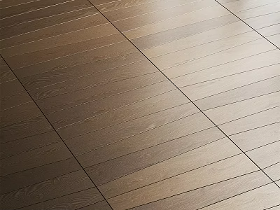 Natural Wooden Flooring Planks With Clear Grain And Warm Color Tones 3d model