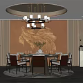 New Chinese-style private room box 3d model