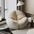 Modern Lazy Sofa Single Sofa 3d model