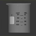 Transparent Graduated Measuring Cup With Ml Oz Markings For Household Use