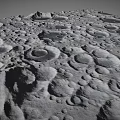 Stunning Lunar Landscape Featuring Scattered Craters And Gray Rocky Terrain