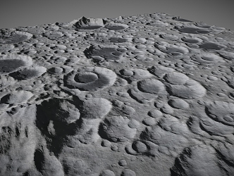 Moon Surface Moon Ground Mars Terrain Valley Hill Desert 3d model