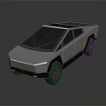 Top View Of Black Car 3D Model With Sleek Body Design And Aerodynamic Shape