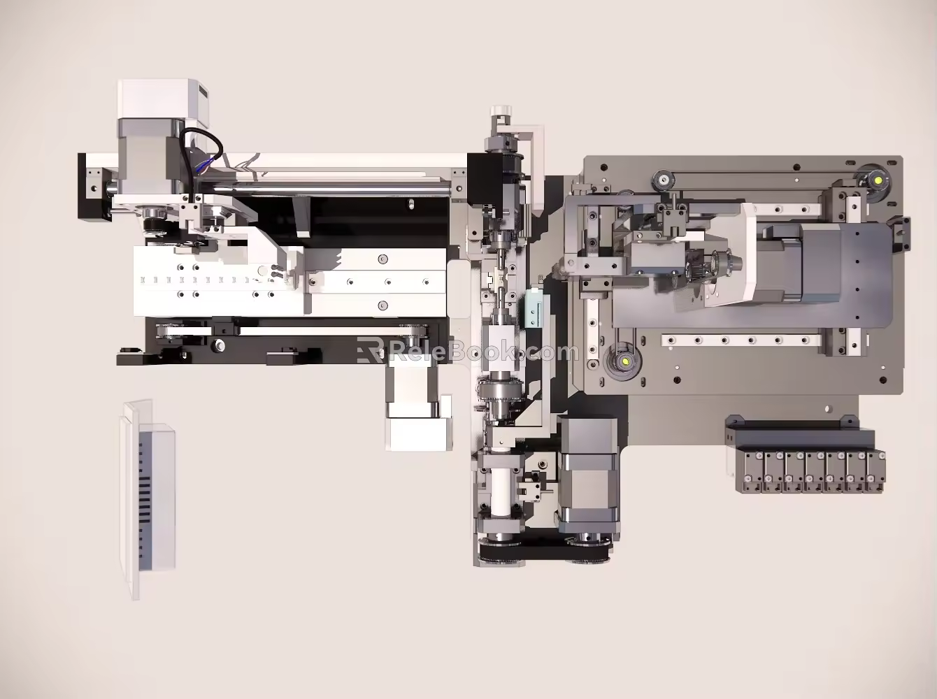 induction winding machine 3d model