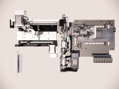 induction winding machine 3d model
