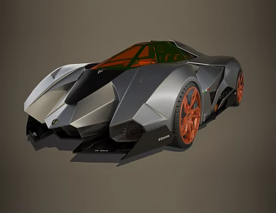 Lamborghini Super Run 3d model