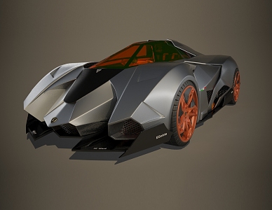 Lamborghini Super Run 3d model