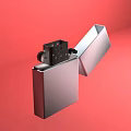 Silver Double Door Refrigerator With Modern Stainless Steel Design For Household Use