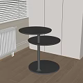 Modern Minotti round several 3d model