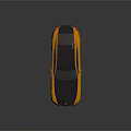 Rolls Royce Luxury Sedan Yellow And Black Shiny Exterior With Black Roof And Alloy Wheels