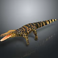 Crocodile Alligator Nile Crocodile carnivore reptile cold-blooded animal reptile 3d model