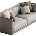 Double sofa 3d model