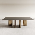 Dining Table Tea Table Desk Conference Table Long Table Square Table 3d model