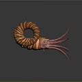 Modern nautilus squid octopus 3d model