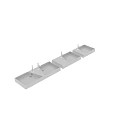 Various Modern Bathroom Washbasin Designs With Single Double Bowl And Chrome Faucets