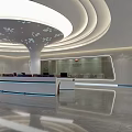 Dispatching Hall of Modern Dispatching Room 3d model
