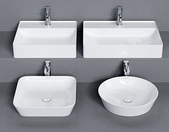 Modern wash basin 3d model