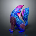 Vibrant Game Movie Character With Intricate Patterns And Colorful Artistic Design