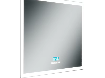 White Framed Bathroom Mirror Essential For Daily Washing And Grooming Needs 3d model