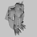 Game Movie Character With Black And Yellow Armored Mechanical Design In Starry Space