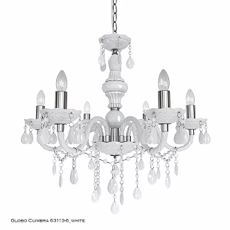Vintage chandelier Globo Cuimbra modern chandelier bulb 3d model