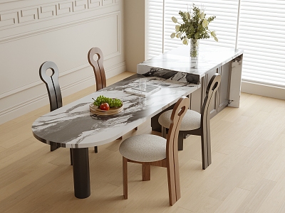 Modern Dining Table and Chair Dining Chair Single Chair model