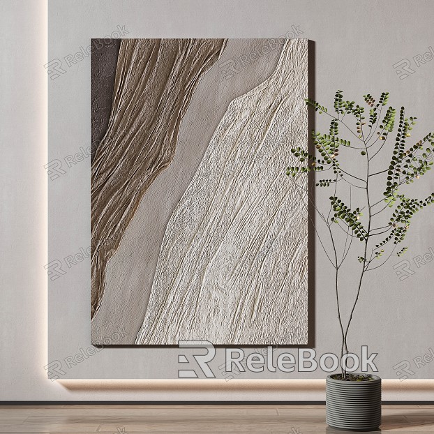 Quiet abstract painting decorative painting model