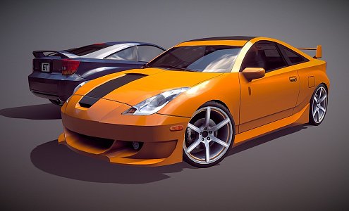 toyota silika gt 3d model