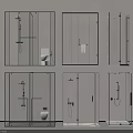 Modern Glass Shower Enclosure Designs With Various Styles And Fixtures