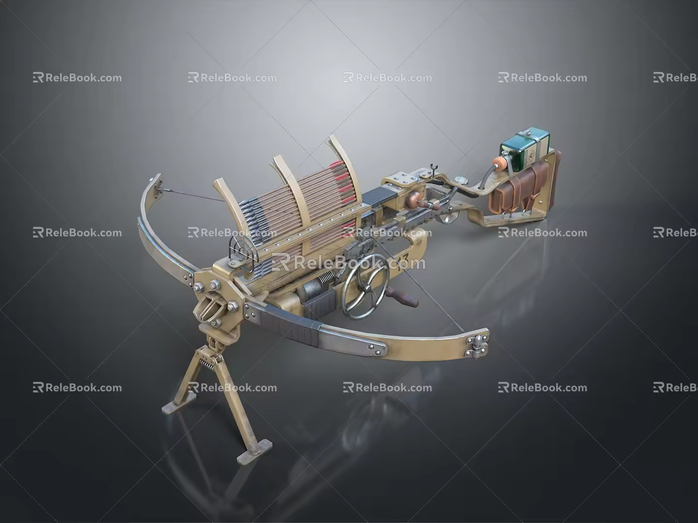 Crossbow Crossbow Crossbow Crossbow Mechanical Crossbow Shift Bow and Arrow Shoot Far Equipment Weapons High-tech Crossbow 3d model