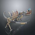 Crossbow Crossbow Crossbow Crossbow Mechanical Crossbow Shift Bow and Arrow Shoot Far Equipment Weapons High-tech Crossbow 3d model