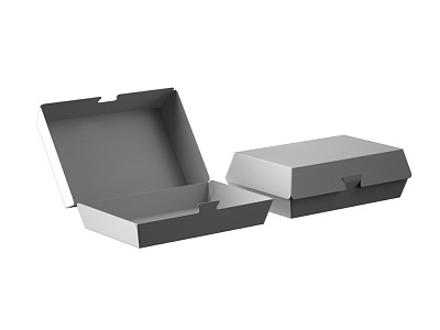 Packing box snack box packaging box 3d model