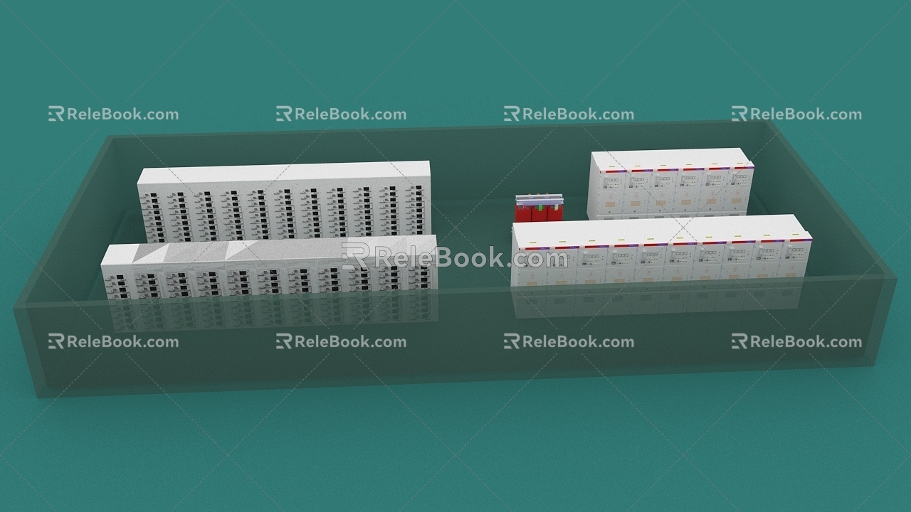 Electric room 3d model