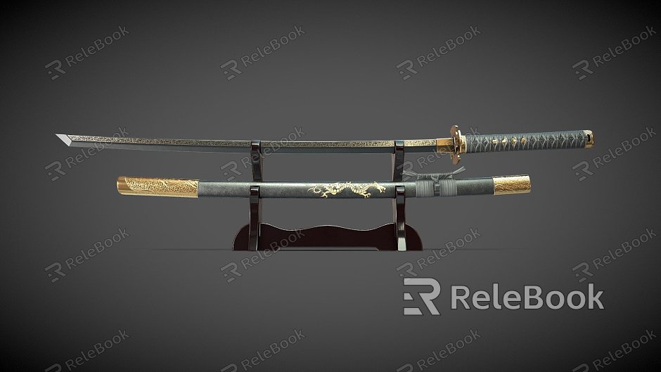 Weapon Samurai Swords model