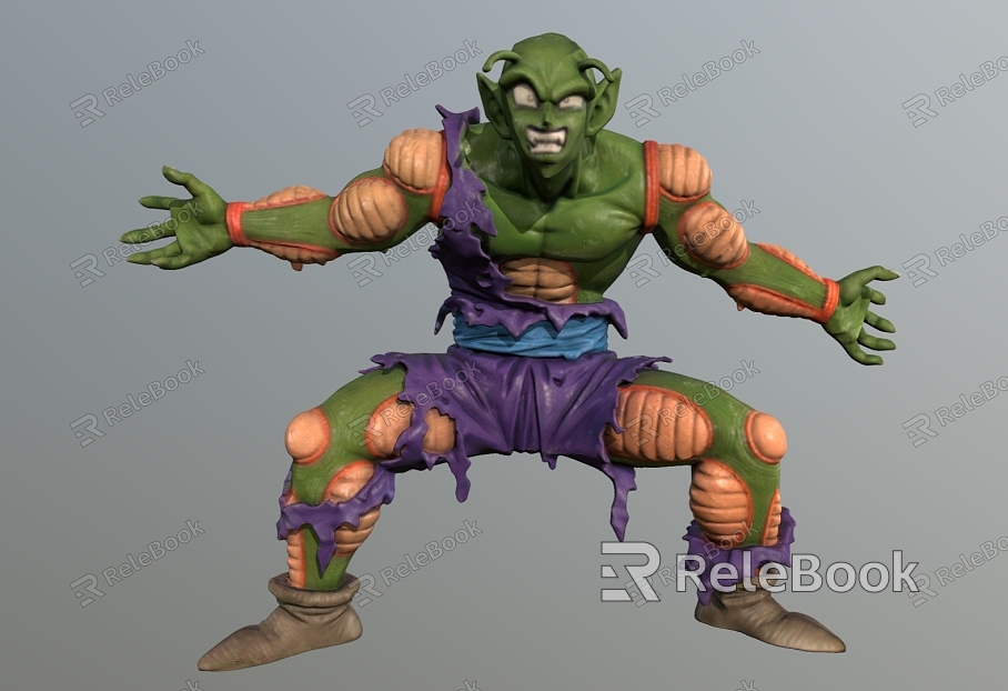 Dragon Ball Character Handmade Bick Demon King Second Dimension Character Handmade model